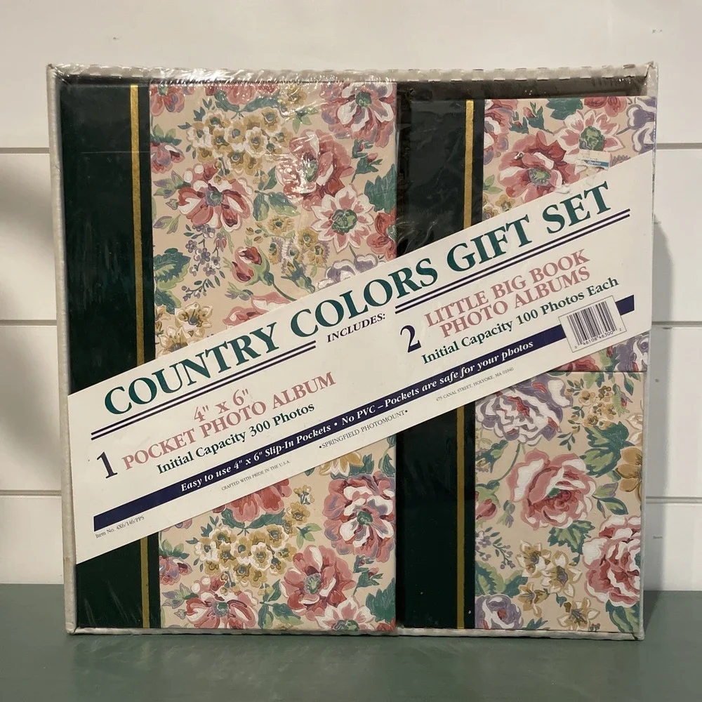 COUNTRY COLORS GIFT SET Photo Albums ~ 4
